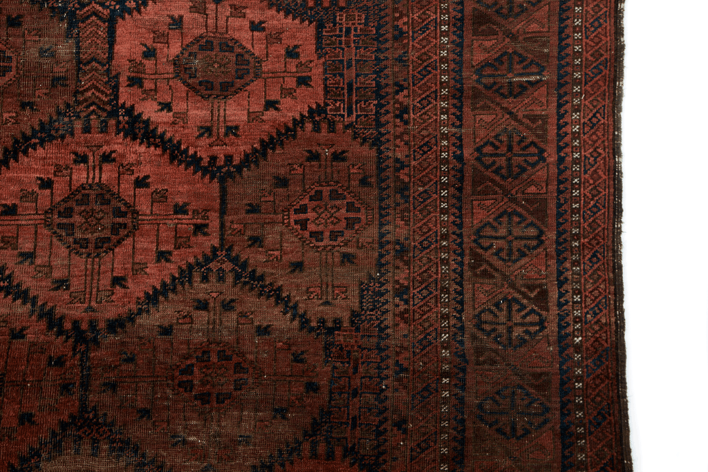 Antique Baluch 7’ x 12’ - SHARKTOOTH Antique and Vintage Textiles