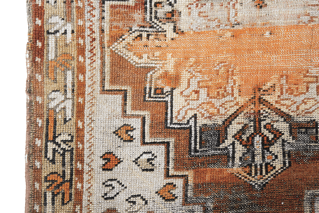 Antique Bergama Mat - SHARKTOOTH Antique and Vintage Textiles