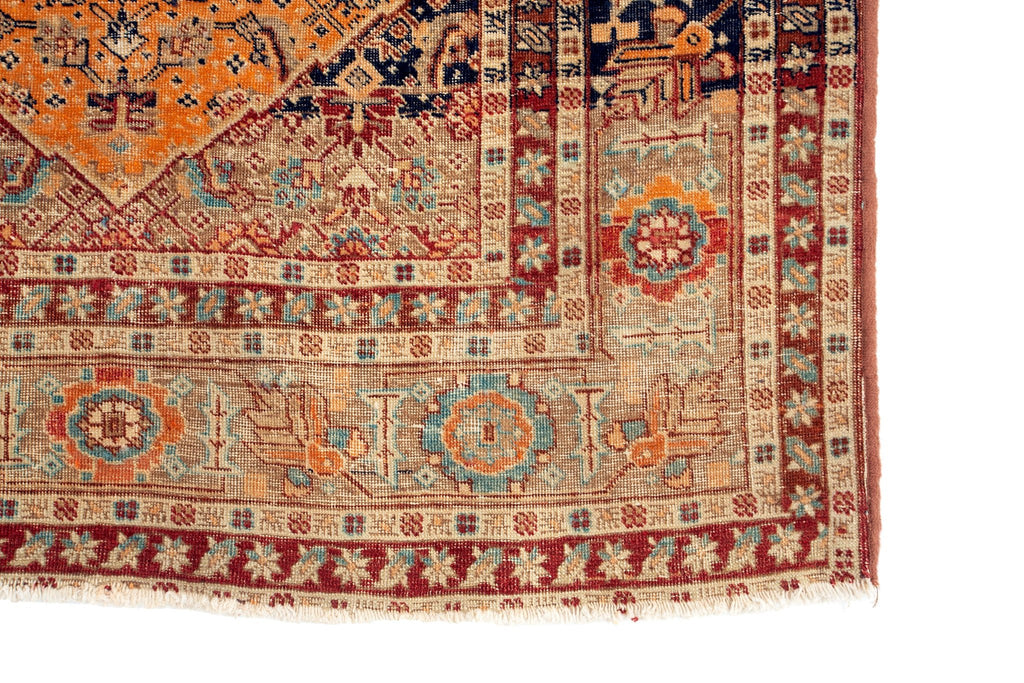 Antique Bidjar 4' x 5'3" - SHARKTOOTH Antique and Vintage Textiles