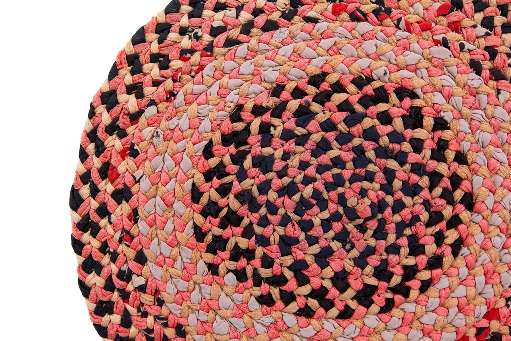 Antique Braided Mat - SHARKTOOTH Antique and Vintage Textiles