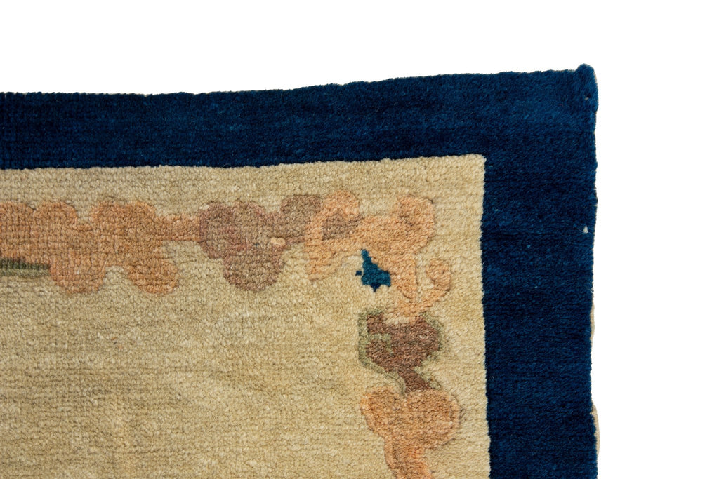 Antique Chinese 3' x 2'9" - SHARKTOOTH Antique and Vintage Textiles