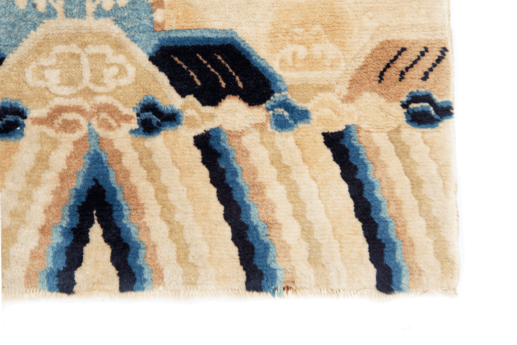 Antique Chinese Feti Pillar - SHARKTOOTH Antique and Vintage Textiles