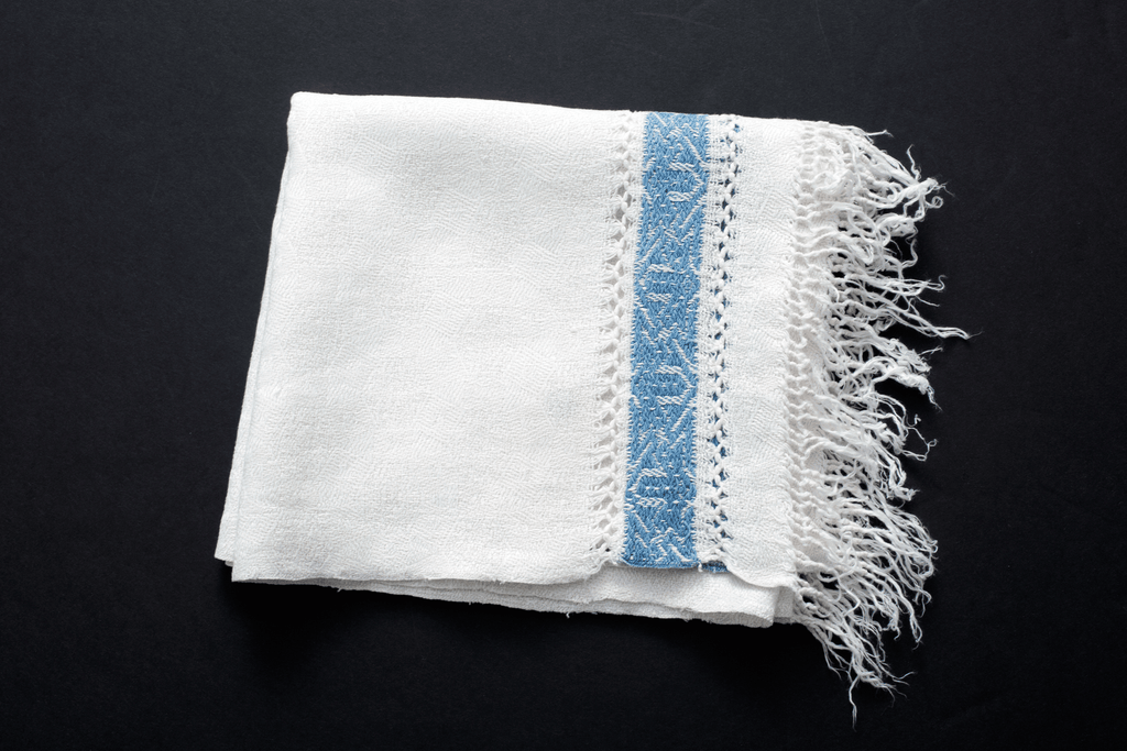 Antique Damask Towel - SHARKTOOTH Antique and Vintage Textiles