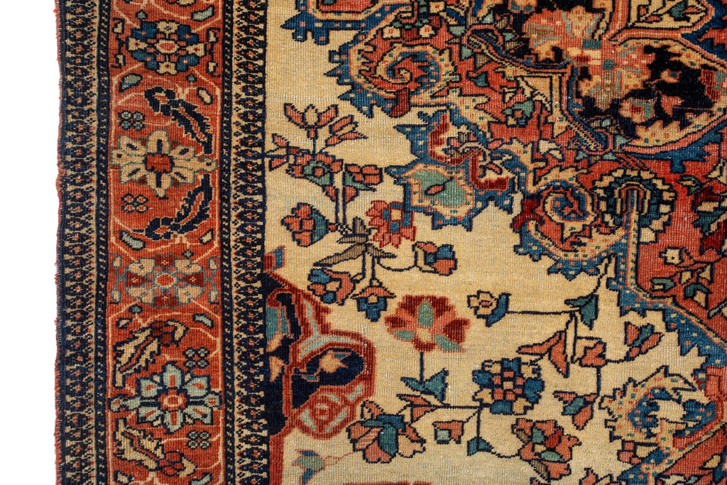 Antique Ferahan Sarouk - SHARKTOOTH Antique and Vintage Textiles