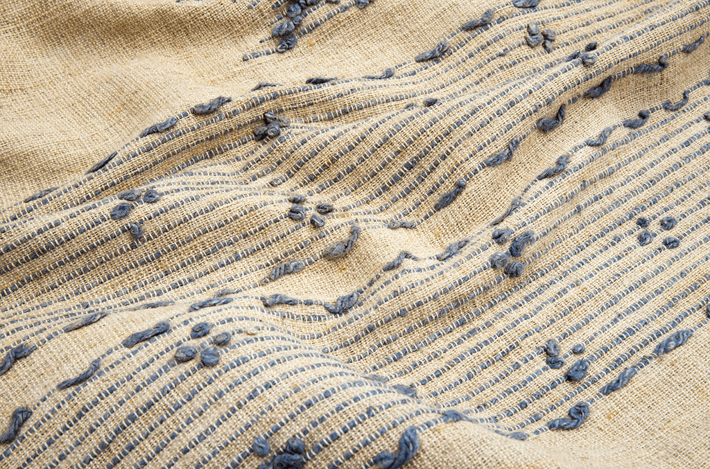 Antique French Canadian Blanket - SHARKTOOTH Antique and Vintage Textiles