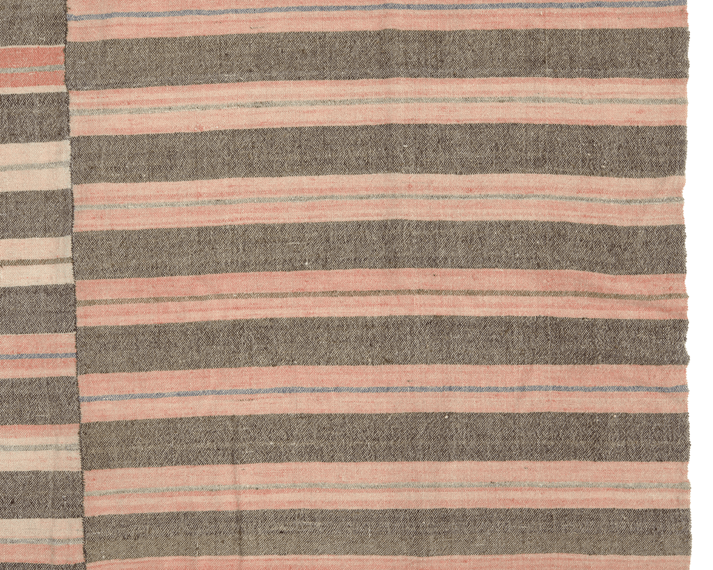 Antique French Wool Blanket - SHARKTOOTH Antique and Vintage Textiles