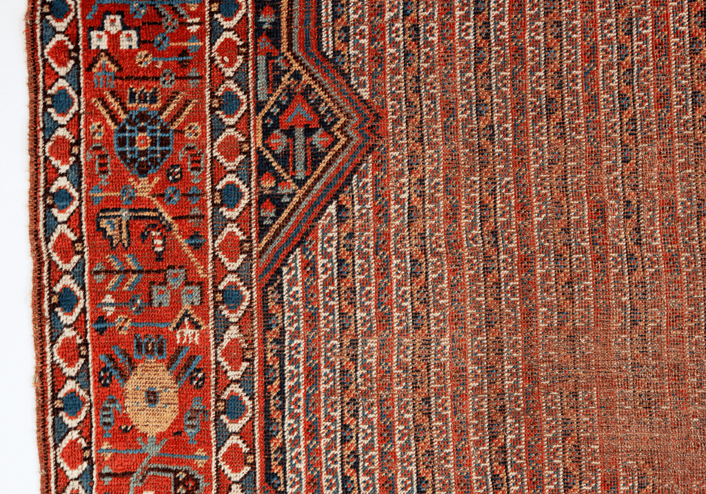 Antique Gendje 3'10" x 5'7" - SHARKTOOTH Antique and Vintage Textiles