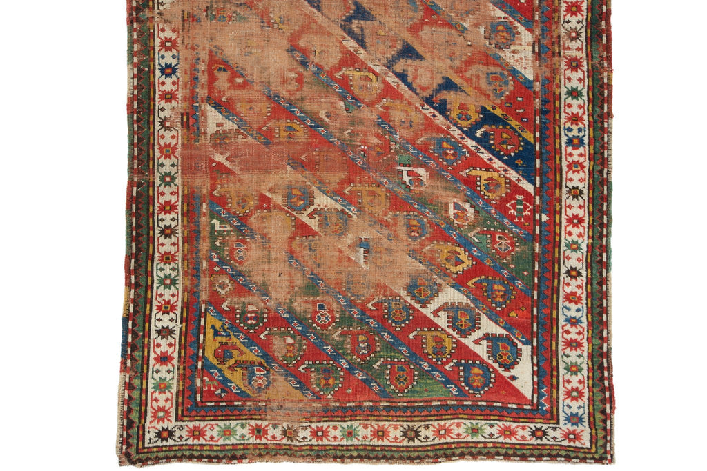 Antique Genje 4'5" x 8'6" - SHARKTOOTH Antique and Vintage Textiles