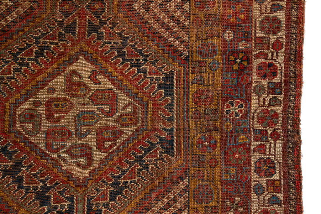 Antique Genje Runner 3'9" x 9' - SHARKTOOTH Antique and Vintage Textiles