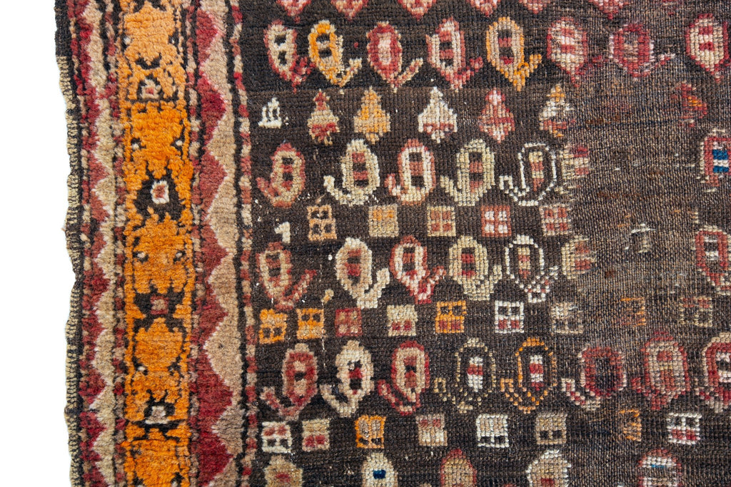 Antique Hamadan 3'5" x 5'10" - SHARKTOOTH Antique and Vintage Textiles