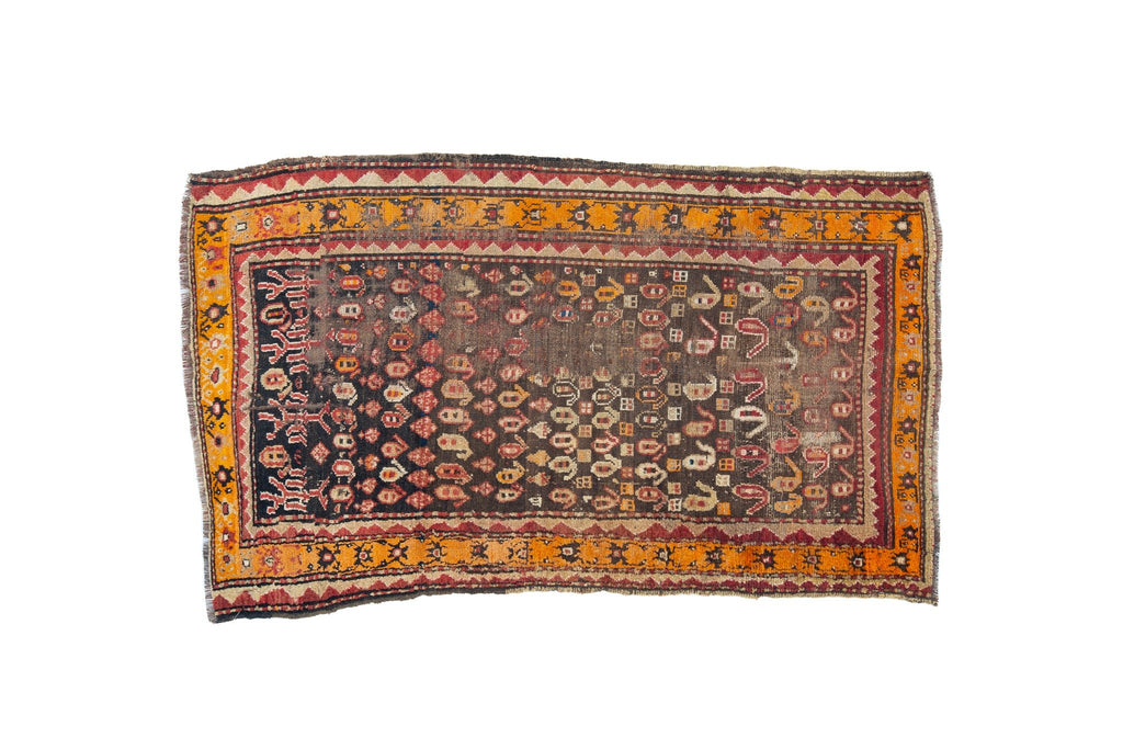 Antique Hamadan 3'5" x 5'10" - SHARKTOOTH Antique and Vintage Textiles