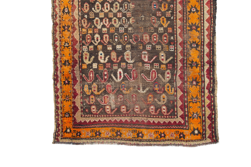 Antique Hamadan 3'5" x 5'10" - SHARKTOOTH Antique and Vintage Textiles