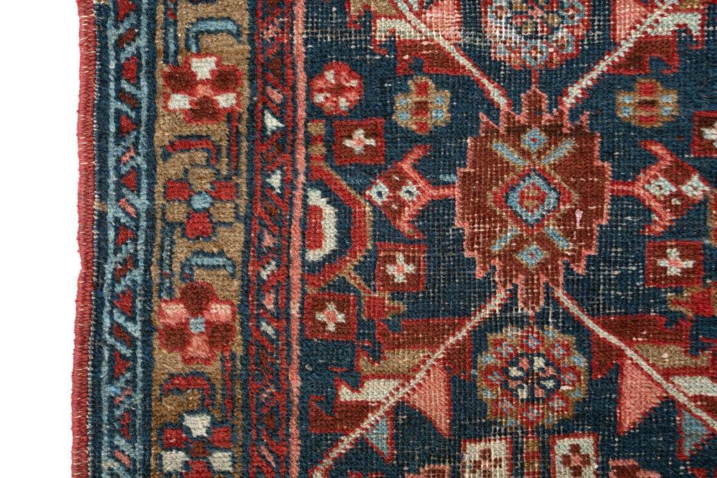 Antique Heriz 2' x 8'4" - SHARKTOOTH Antique and Vintage Textiles