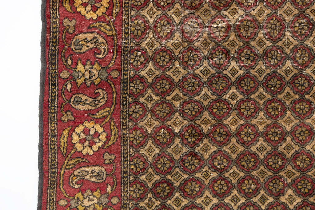 Antique Indian 4'2" x 5'8" - SHARKTOOTH Antique and Vintage Textiles