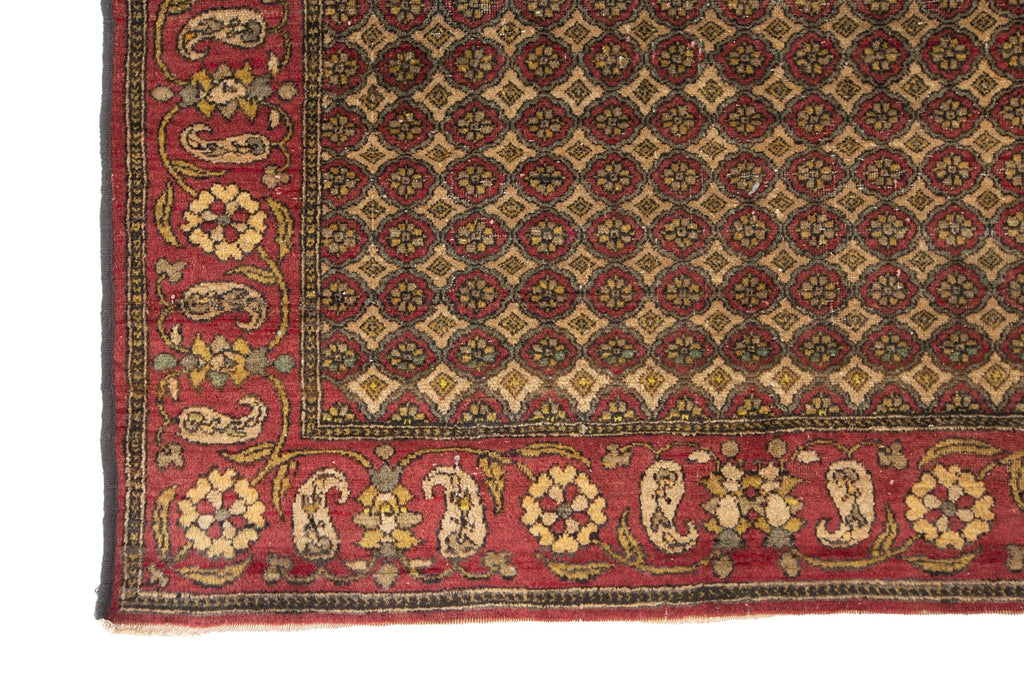 Antique Indian 4'2" x 5'8" - SHARKTOOTH Antique and Vintage Textiles