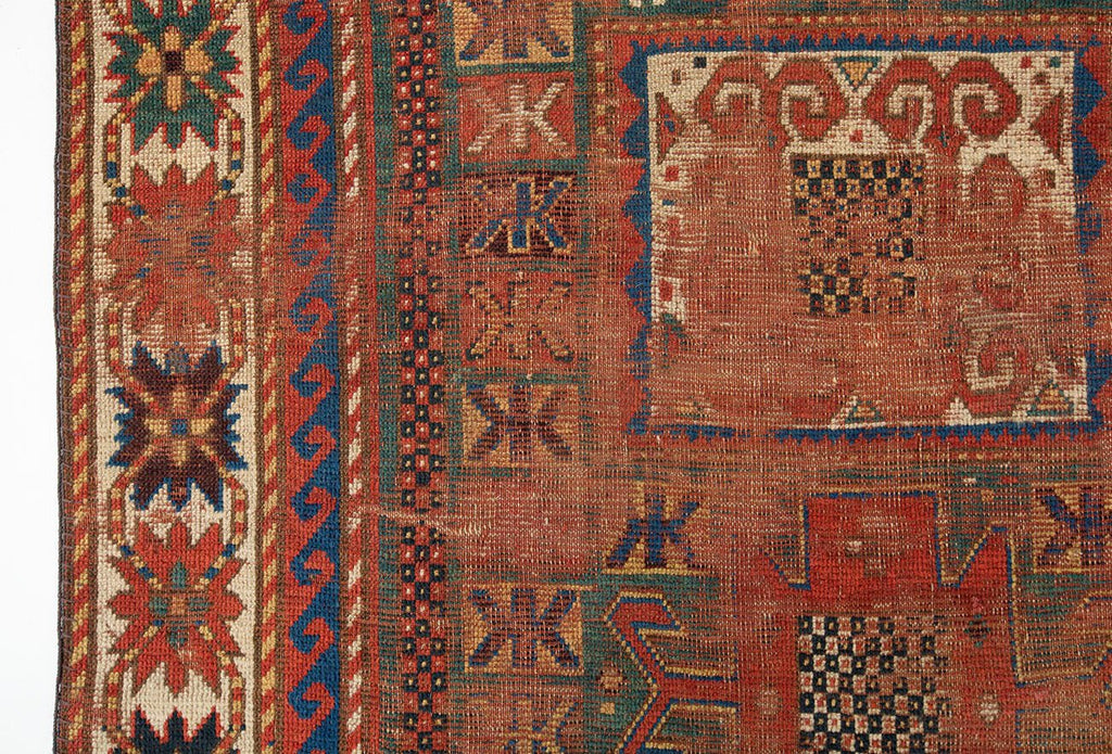 Antique Kazak - SHARKTOOTH Antique and Vintage Textiles