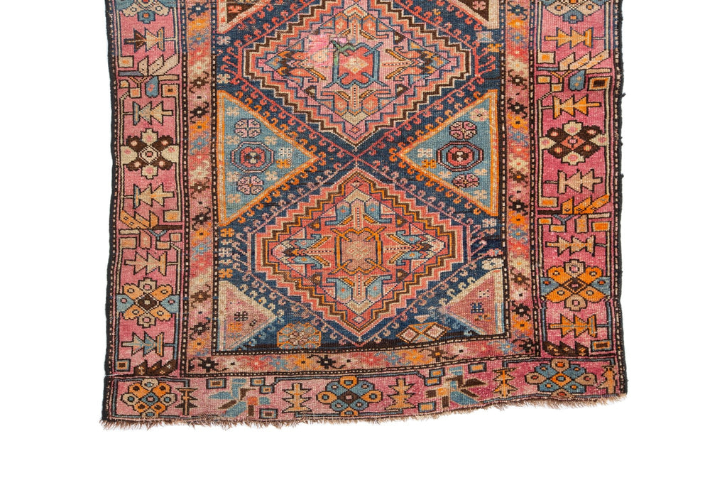 Antique Kazak 3'7" x 6'1" - SHARKTOOTH Antique and Vintage Textiles