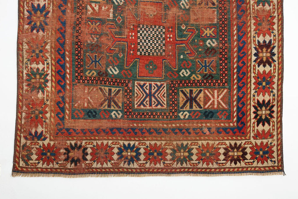 Antique Kazak - SHARKTOOTH Antique and Vintage Textiles