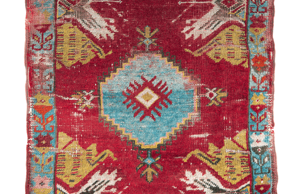 Antique Kazak Mat - SHARKTOOTH Antique and Vintage Textiles