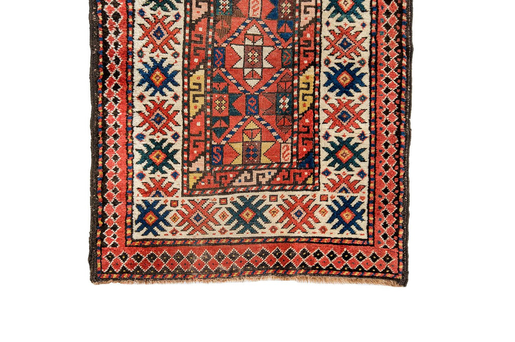 Antique Kazak Runner - SHARKTOOTH Antique and Vintage Textiles