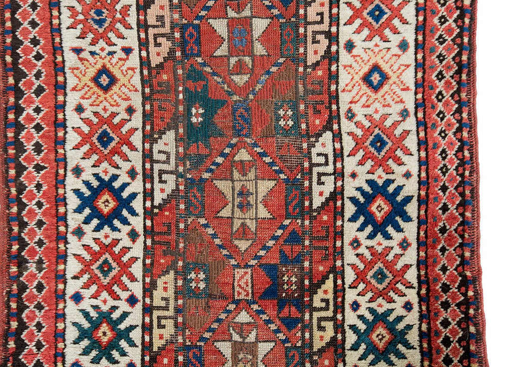 Antique Kazak Runner - SHARKTOOTH Antique and Vintage Textiles