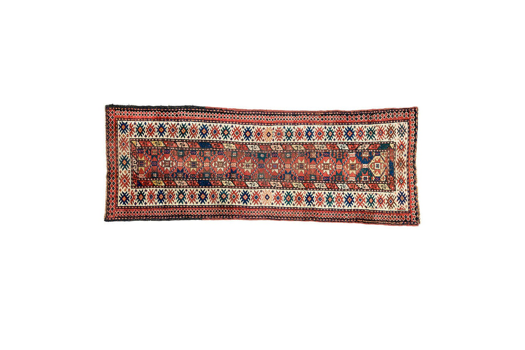 Antique Kazak Runner - SHARKTOOTH Antique and Vintage Textiles