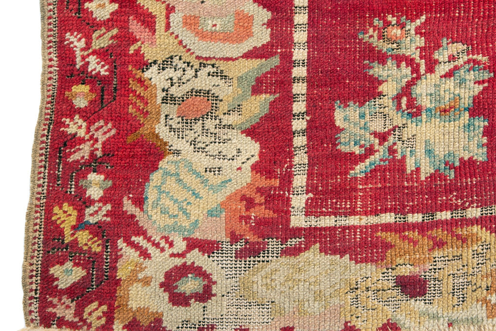 Antique Kirshehir 3'11" x 6' - SHARKTOOTH Antique and Vintage Textiles