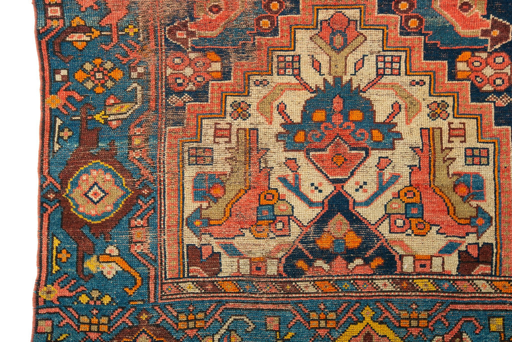 Antique Kurdish 3'4" x 5'9" - SHARKTOOTH Antique and Vintage Textiles