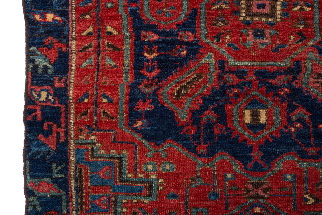 Antique Kurdish 4'6" x 7' - SHARKTOOTH Antique and Vintage Textiles