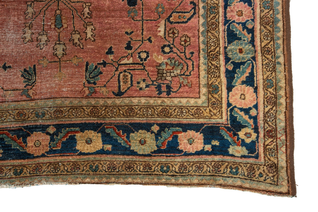 Antique Lilihan Sarouk 4'4" x 6'9" - SHARKTOOTH Antique and Vintage Textiles