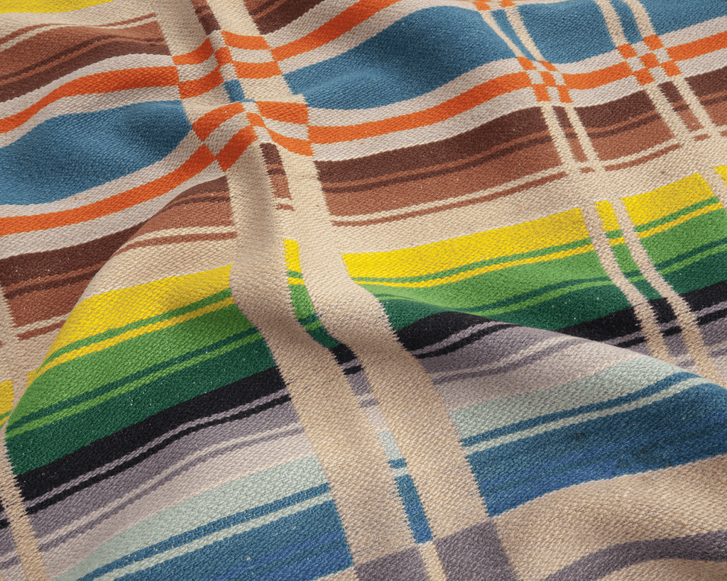 Antique Mexican Wedding Blanket - SHARKTOOTH Antique and Vintage Textiles