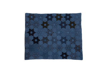 Antique Overdyed Quilt - SHARKTOOTH Antique and Vintage Textiles