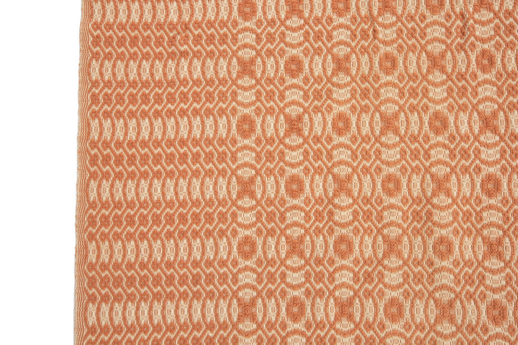 Antique Overshot Panel - SHARKTOOTH Antique and Vintage Textiles