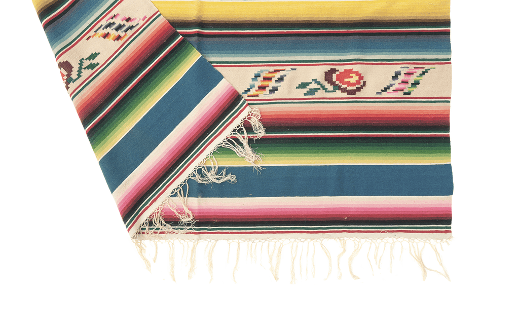 Antique Rosette Saltillo - SHARKTOOTH Antique and Vintage Textiles