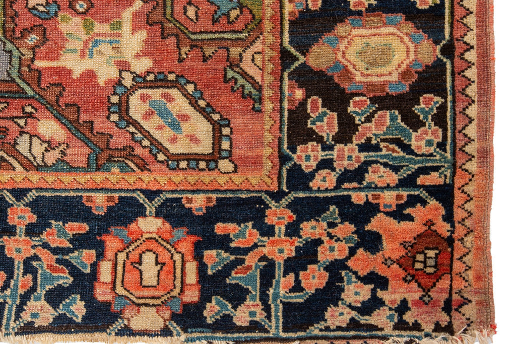 Antique Sarouk 3'10" x 4'8" - SHARKTOOTH Antique and Vintage Textiles