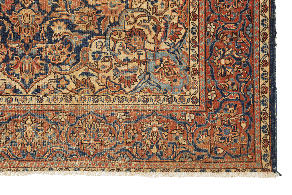 Antique Fehren Sarouk - SHARKTOOTH Antique and Vintage Textiles