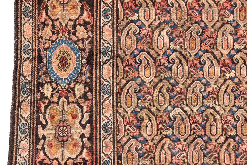 Antique Senneh 4'2" x 6'8" - SHARKTOOTH Antique and Vintage Textiles