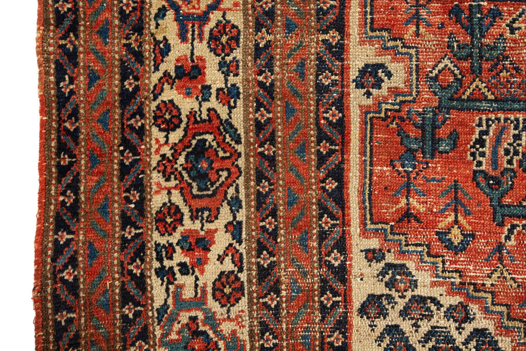 Antique Seraband 4'6" x 6'1" - SHARKTOOTH Antique and Vintage Textiles