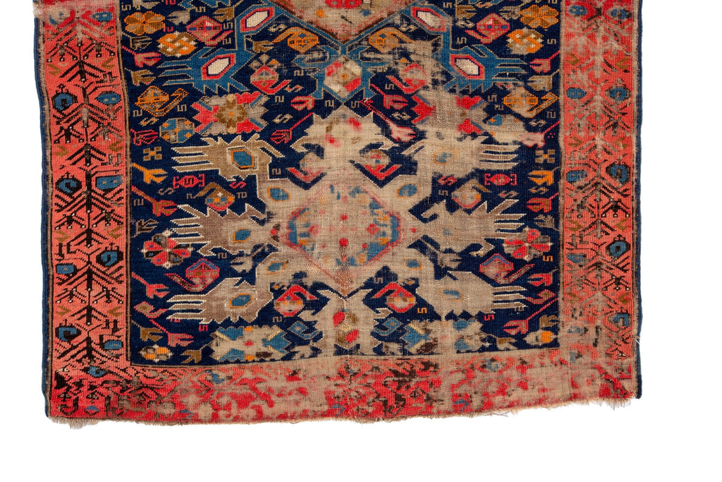 Antique Seychour Alpan 3'11" x 5'7" - SHARKTOOTH Antique and Vintage Textiles