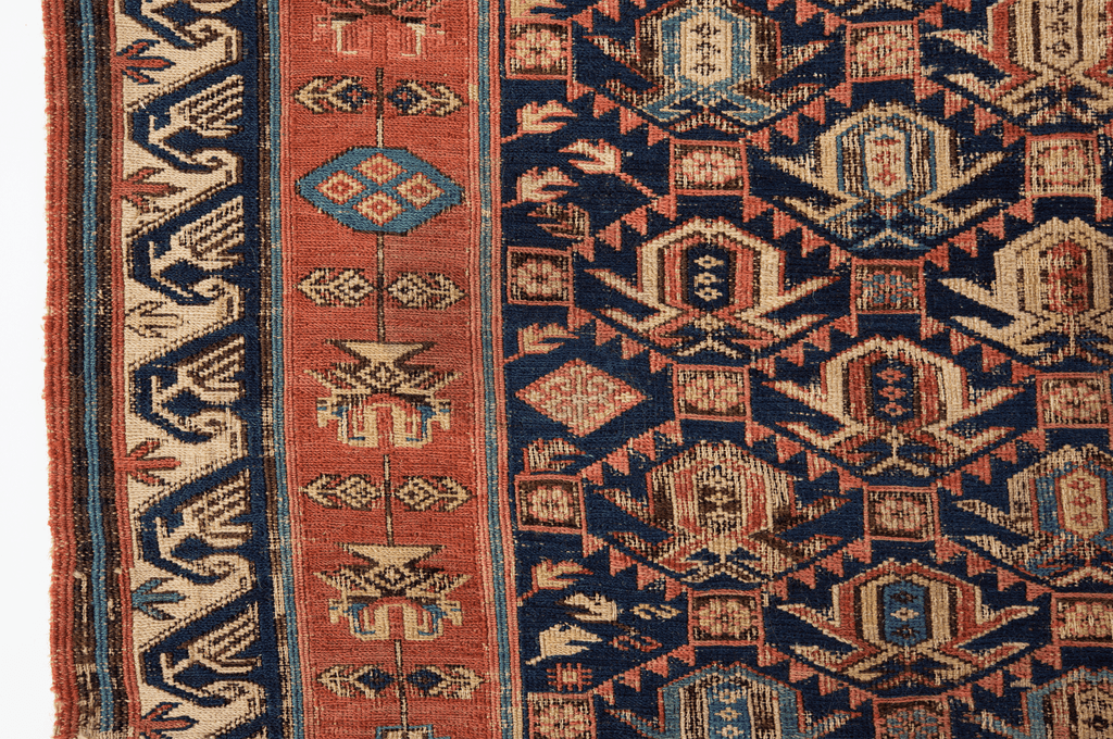 Antique Seychour Soumak - SHARKTOOTH Antique and Vintage Textiles