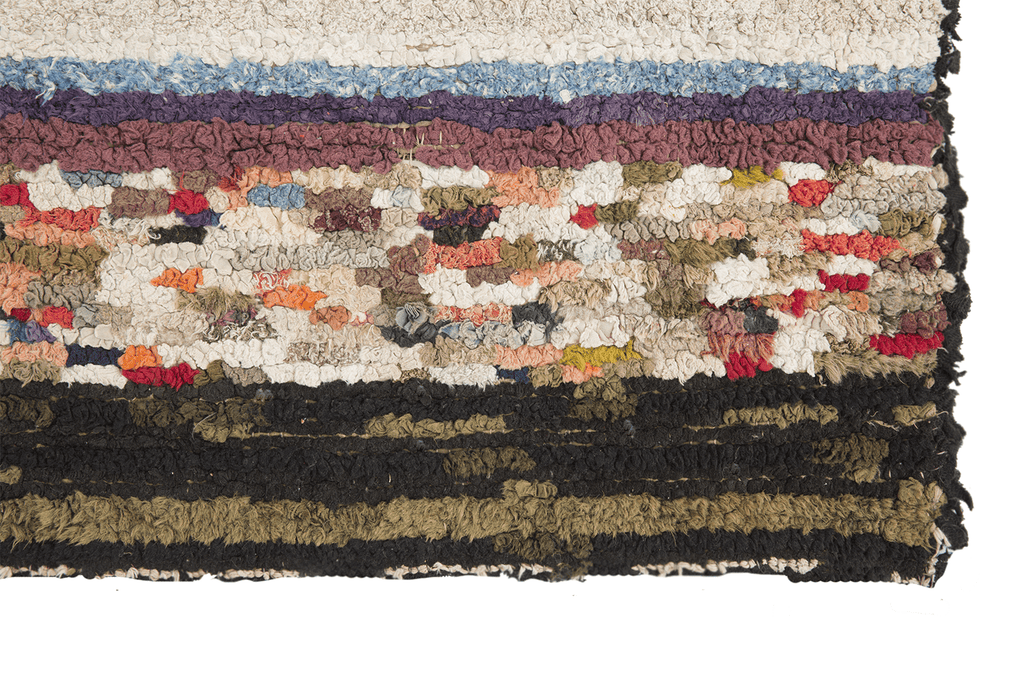 Antique Shaker Rag Rug - SHARKTOOTH Antique and Vintage Textiles