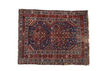 Antique Shiraz 5'7" x 7' - SHARKTOOTH Antique and Vintage Textiles