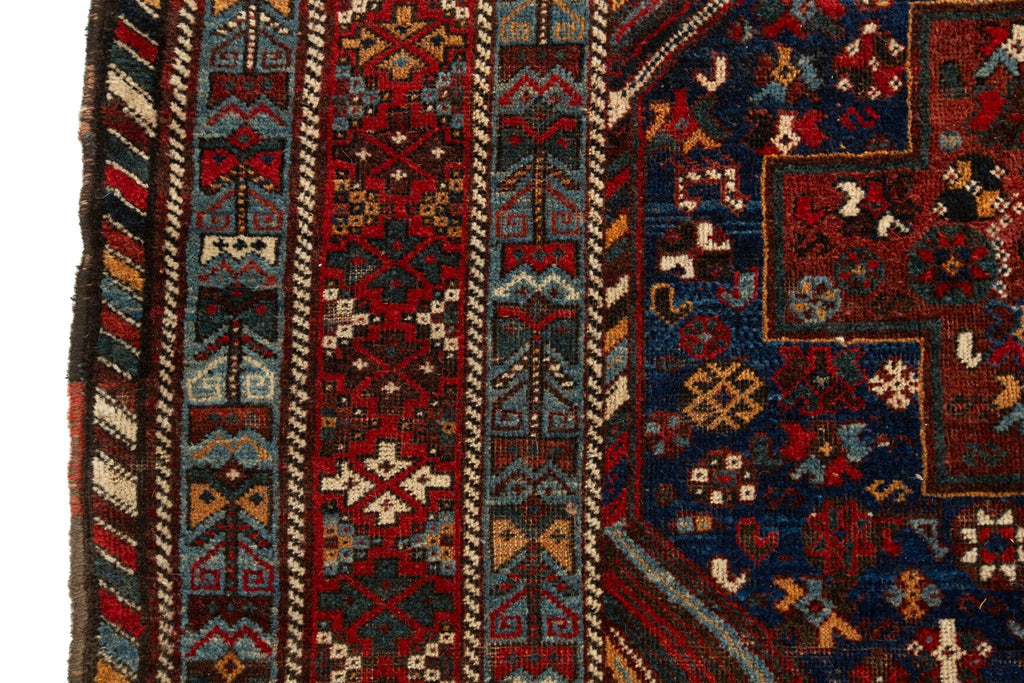 Antique Shiraz 5'7" x 7' - SHARKTOOTH Antique and Vintage Textiles