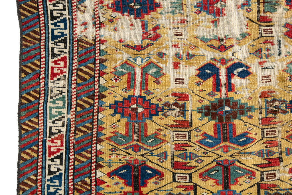 Antique Shirvan 2'10" x 3'8" - SHARKTOOTH Antique and Vintage Textiles