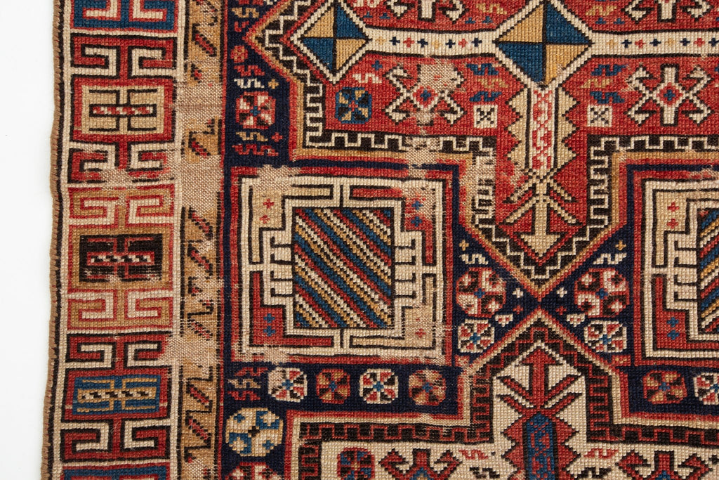 Antique Shirvan 3'3" x 5'7" - SHARKTOOTH Antique and Vintage Textiles