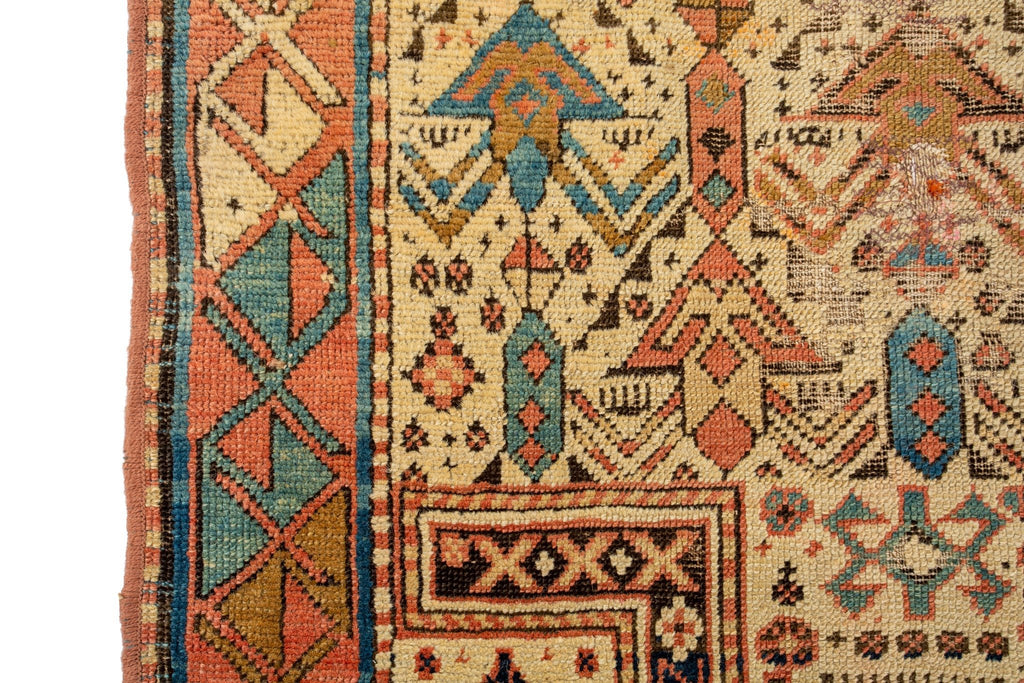 Antique Shirvan Prayer Rug 2'8" x 4' - SHARKTOOTH Antique and Vintage Textiles