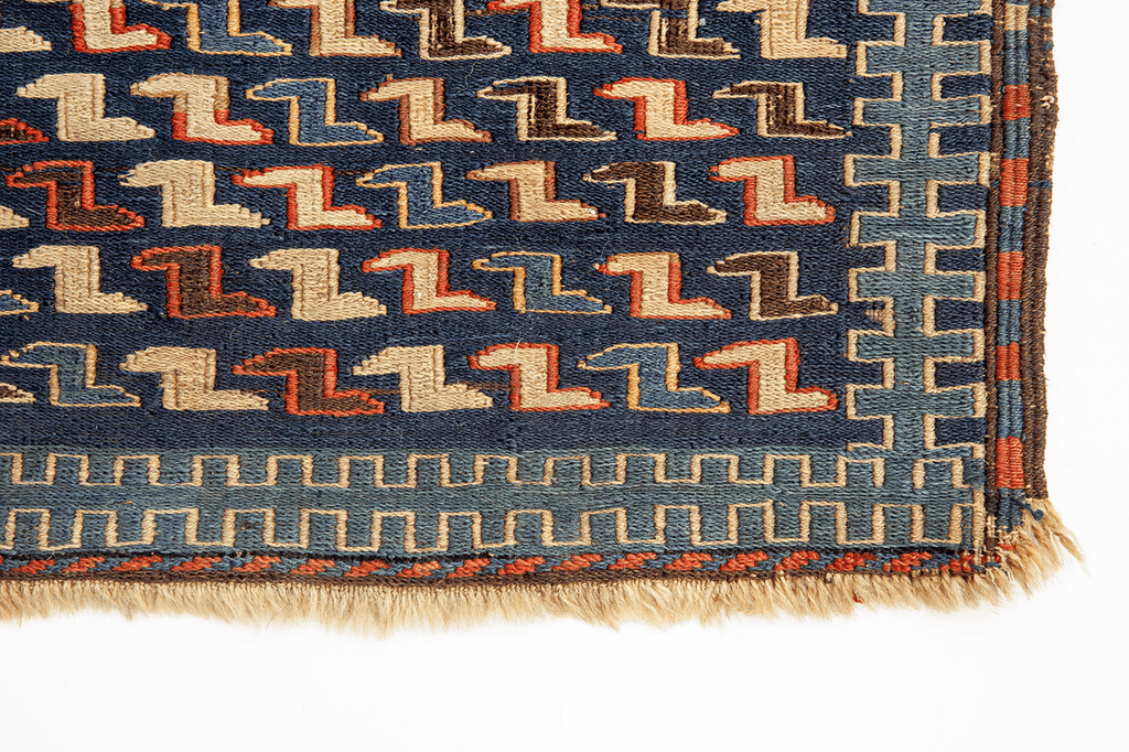 Antique Soumak - SHARKTOOTH Antique and Vintage Textiles