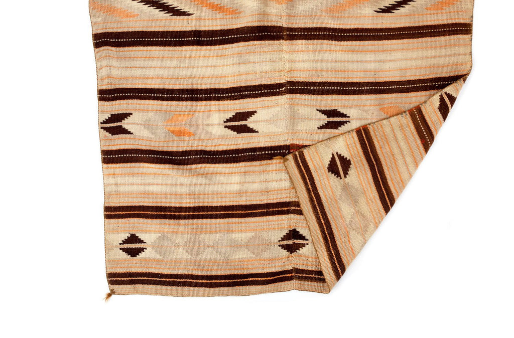 Antique Spanish American Blanket - SHARKTOOTH Antique and Vintage Textiles