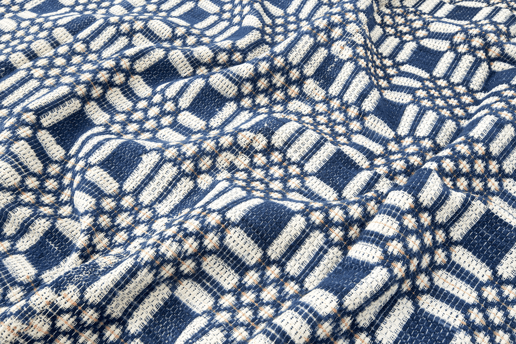 Antique Summer, Winter Coverlet - SHARKTOOTH Antique and Vintage Textiles