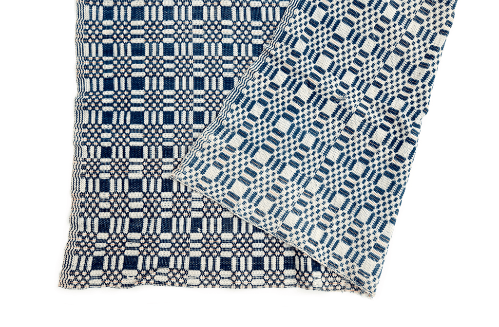 Antique Summer, Winter Coverlet - SHARKTOOTH Antique and Vintage Textiles